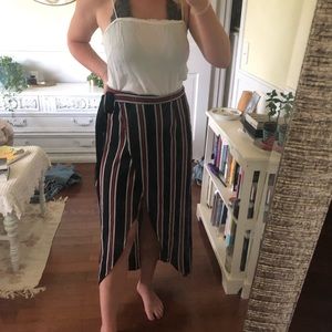 Forever 21 striped wrap skirt :)